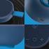 Skullcandy Ounce Wireless Bluetooth Speaker - IPX7 Waterproof Mini Portable Speaker with 16 Hour Battery, Downward Firing Passive Radiator, and Ballistic Nylon Carry Strap - Navy